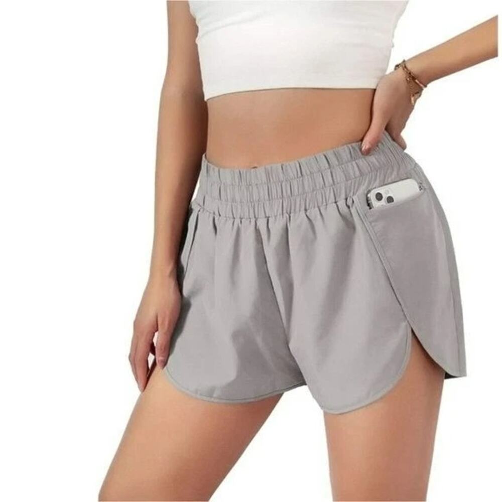NWT Blooming Jelly Gray Running Activewear Athletic Shorts Women's Size Small